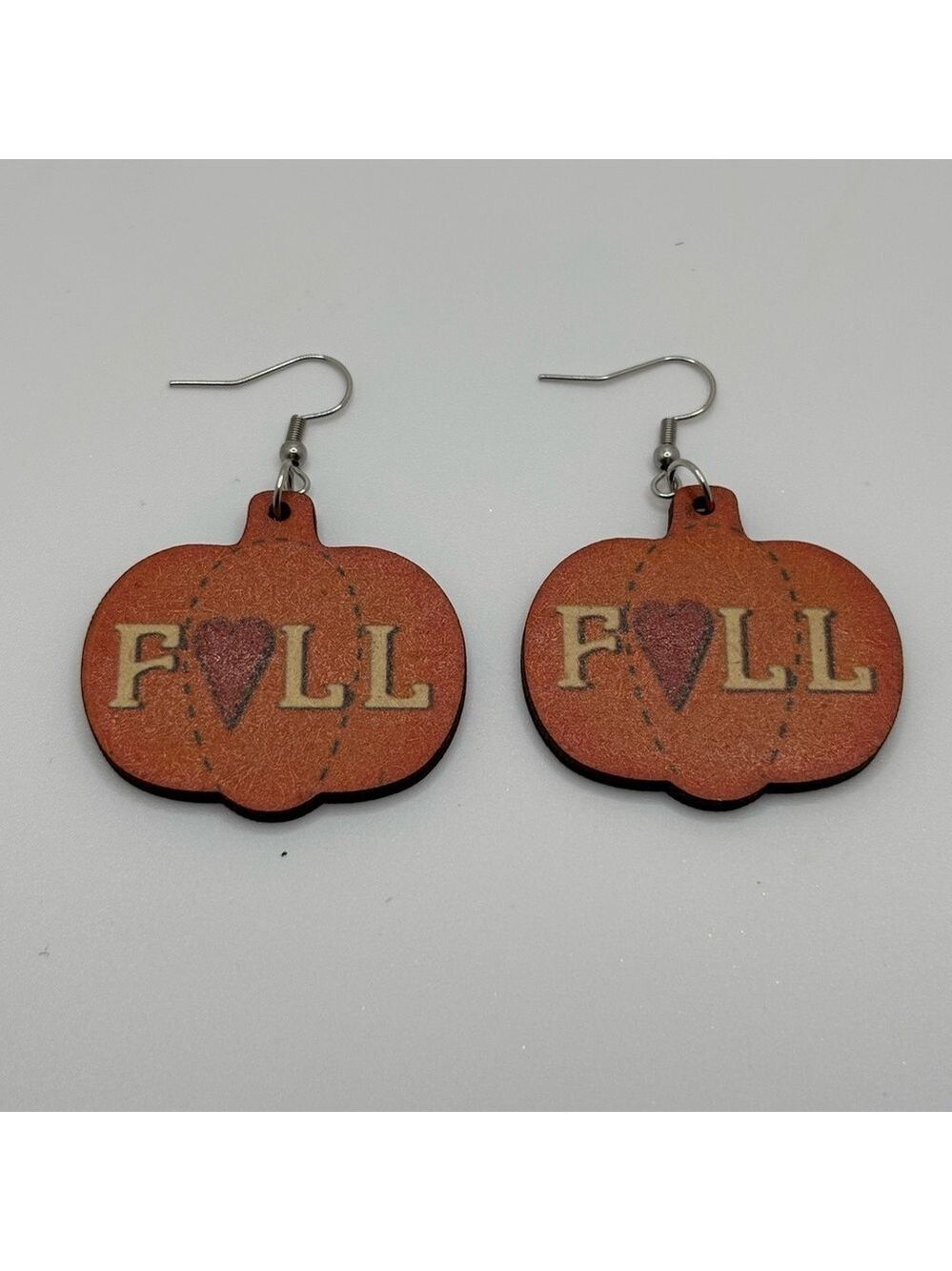 Pumpkin Shaped Fall Earrings